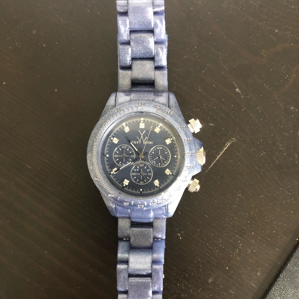 Indigo Shimmer toy watch chronograph watch